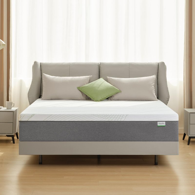 Novilla King Size Mattress, 12 Inch Gel Memory Foam Mattress for Plush Comfort, Pressure Relief, CertiPUR-US Certified, Mattress-in-a-Box, Embrace