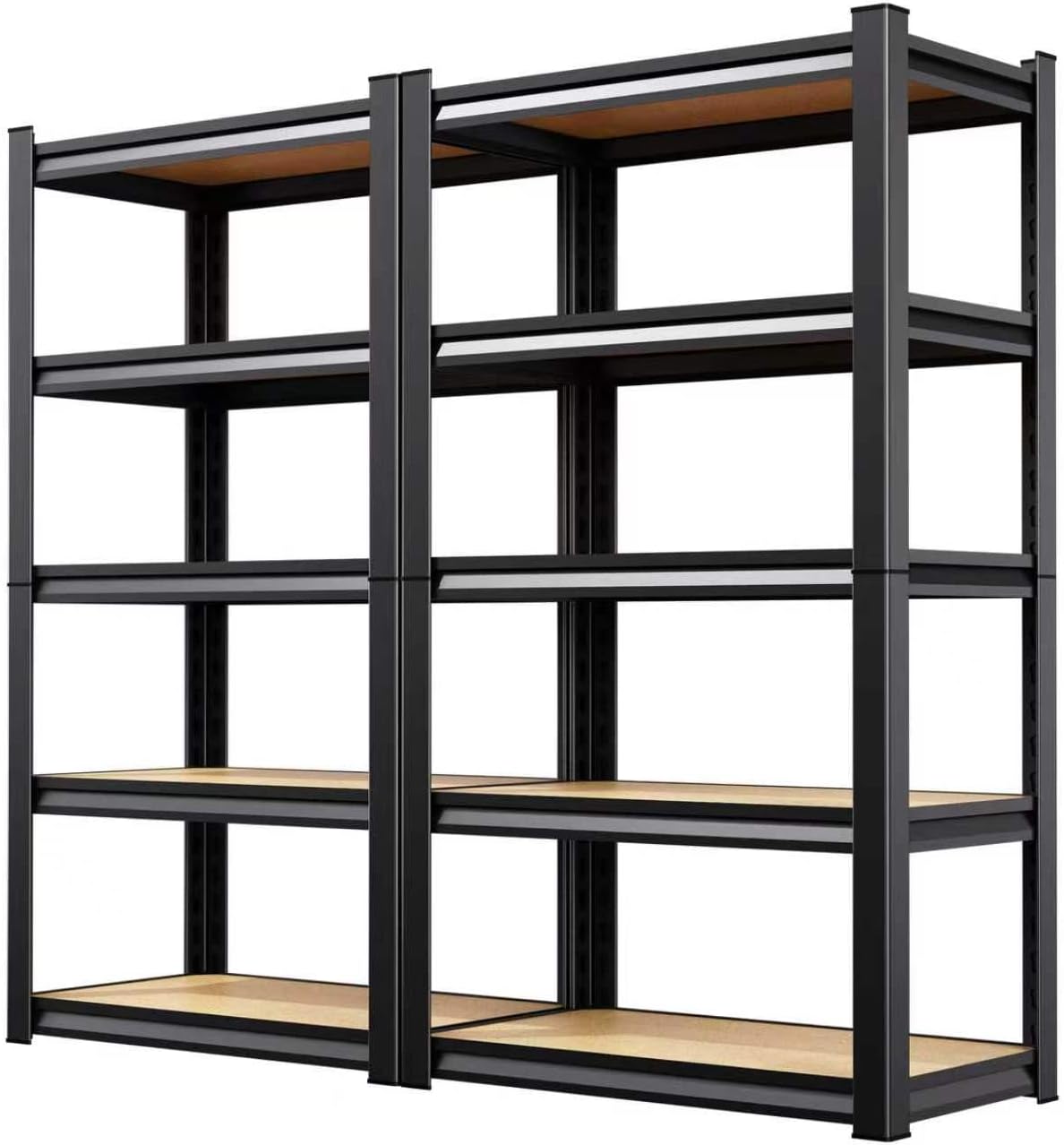 Regine Switzerland Heavy Duty Garage Shelving - 5 Tier Adjustable Metal Storage Rack | 71" H x 28" W x 12" D