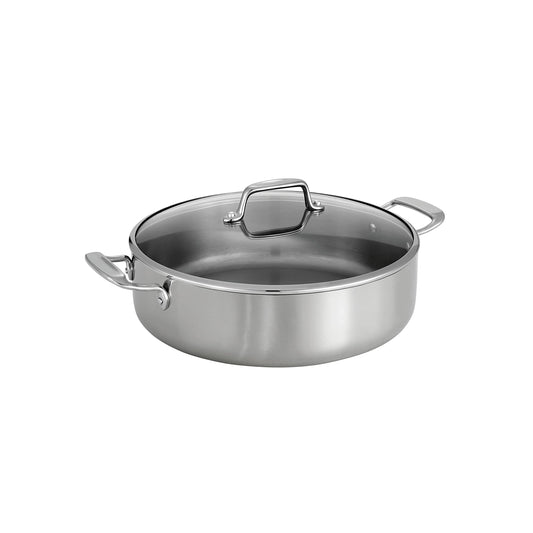 Tramontina Stainless Steel Tri-Ply Clad 8-Piece Cookware Set