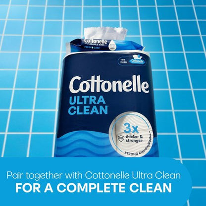 Cottonelle Ultra Clean Toilet Paper - 4 Mega Rolls (Equivalent to 16 Regular Rolls)