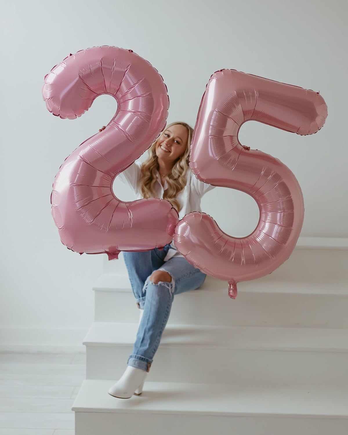 Pearlescent Pink Number Balloon - 40 Inch 0 Balloon for Birthday Decorations | Perfect Party Supplies for Women