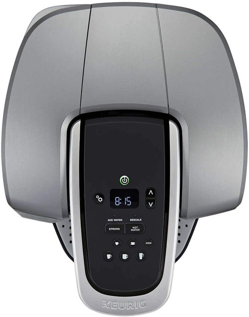 Keurig K-Elite C Single Serve Coffee Maker - Brushed Silver with 15 Water Filters & My K-Cup