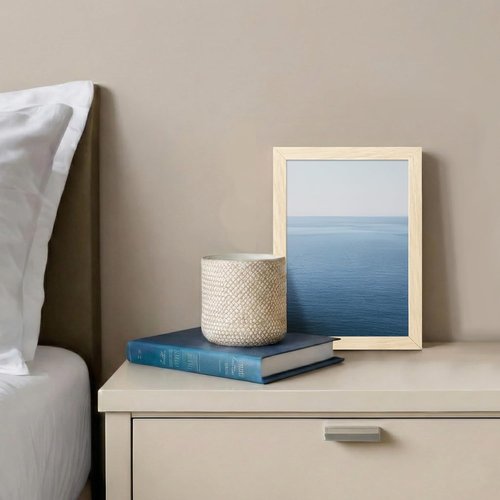 LaVie Home 5x7 Picture Frame - Classic Oak Design with HD Plexiglas | Vertical & Horizontal Display