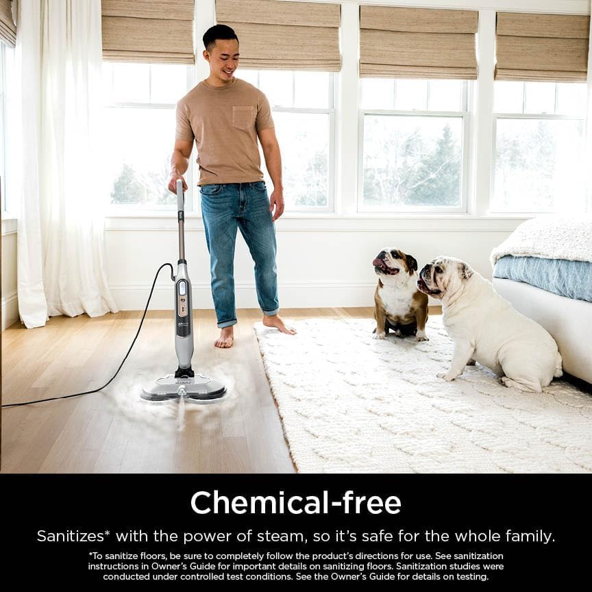 Shark S8201 Steam Mop - All-in-One Hard Floor Cleaner with Steam Blaster & LED Headlights, Bronze