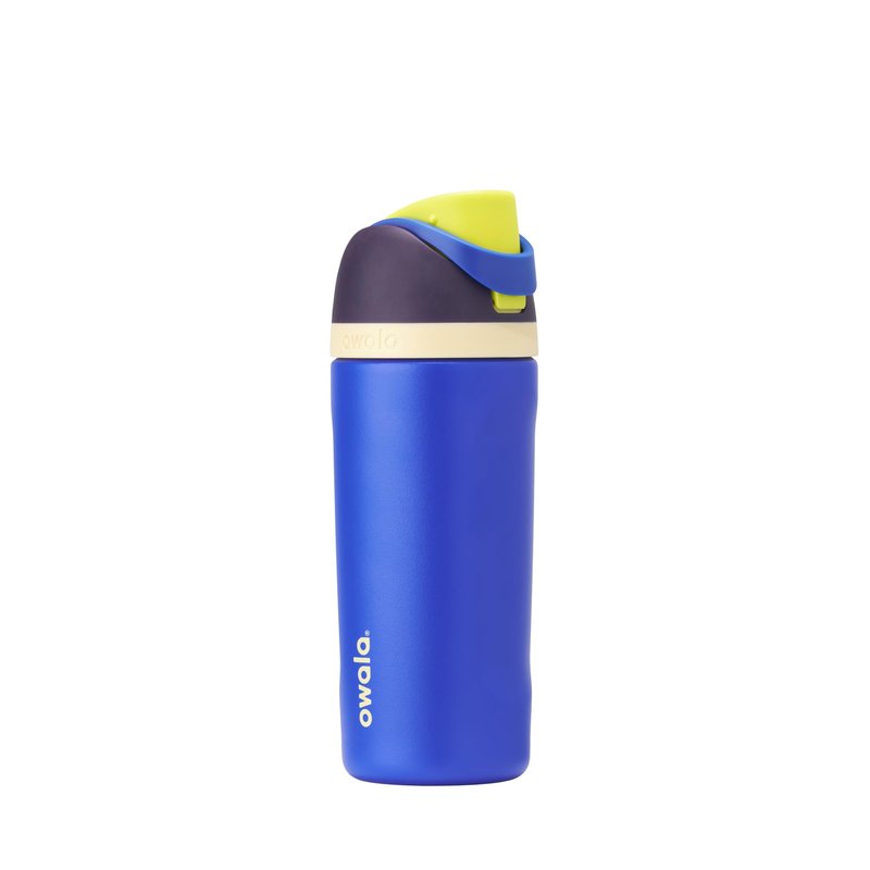Owala Kids FreeSip Insulated Stainless Steel Water Bottle with Straw for Sports, Travel, and School, BPA-Free Sports Water Bottle, 16 oz, Celestial Sphere