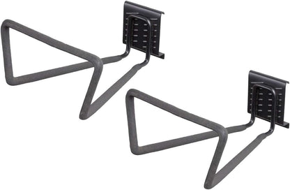 Ultrawall Heavy Duty Utility Hooks - 2-Pack Multi-Purpose Garage Organizer for Tools & Cords