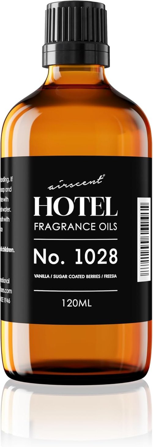 AirScent Hotel Diffuser Oil No. 1028 - Premium Fragrance Oil for Ultrasonic Diffusers | 120 mL Glass Bottle