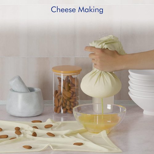 Grade 100 Cheesecloth by [Brand Name] - 8 PCS 20x20 Inch Unbleached Cotton Strainer for Cooking & Baking