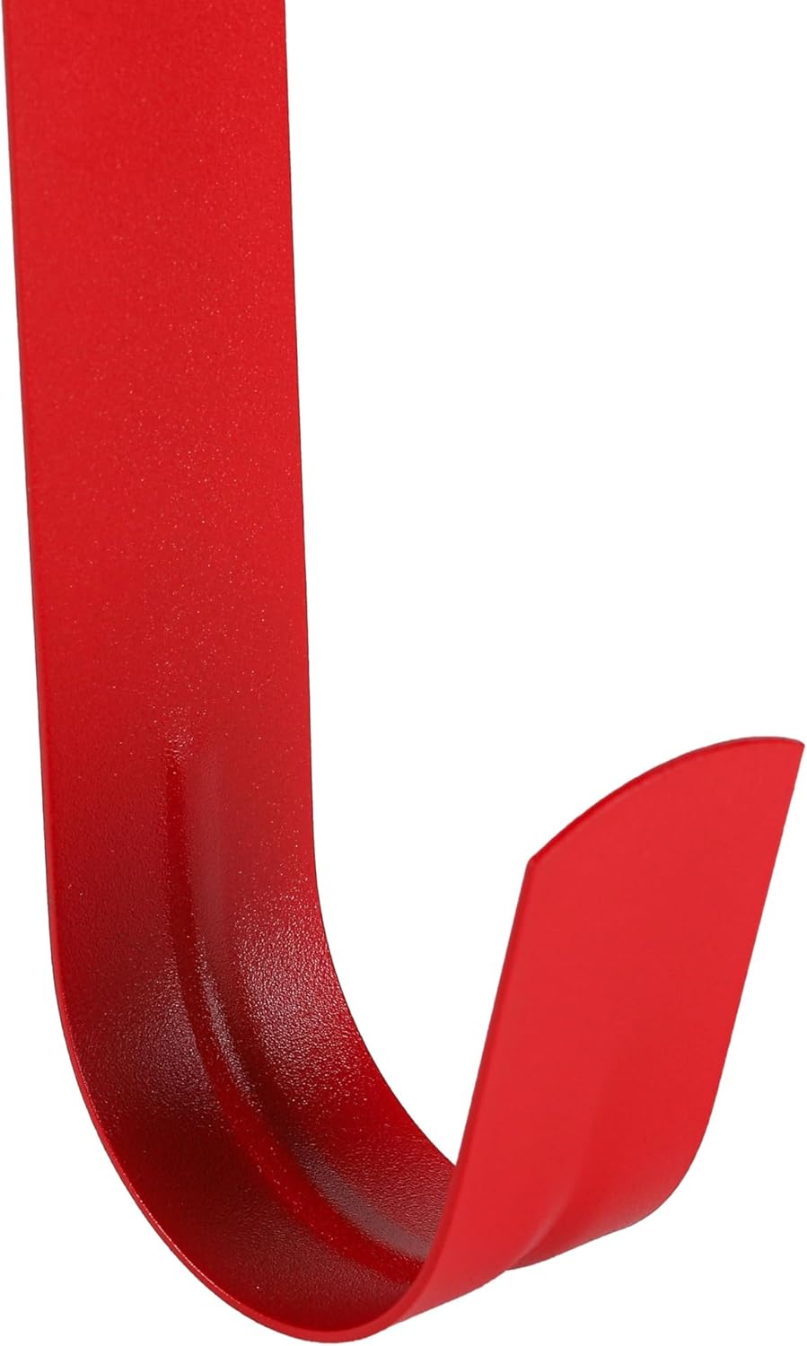 Sattiyrch 15" Wreath Hanger - Sturdy Steel Over The Door Hook for Front Door Decor (Red)