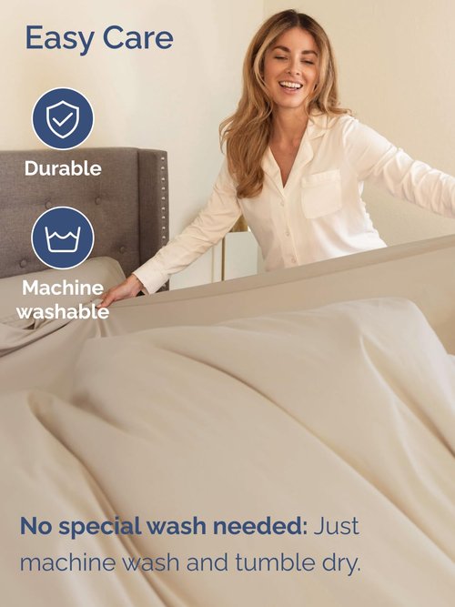 Extra Deep Cal King Sheet Set - 6 Piece Breathable and Cooling Sheets - Hotel Luxury Bedding for Women, Men, Kids & Teens - Easy Secure Fit - Soft, Wrinkle Free and Comfy - Extra Deep Pockets - Wheat