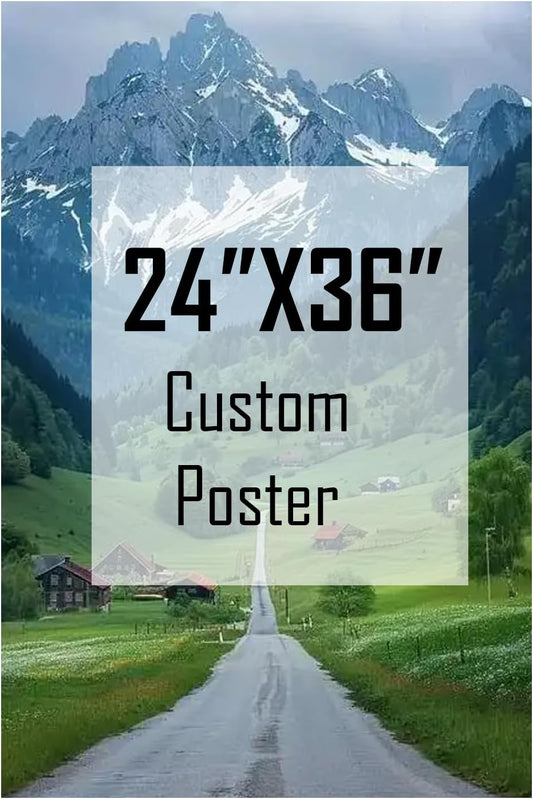 Personalized Custom Poster Print | Unframed 24''x36'' - Upload Your Image for Stunning Canvas Art