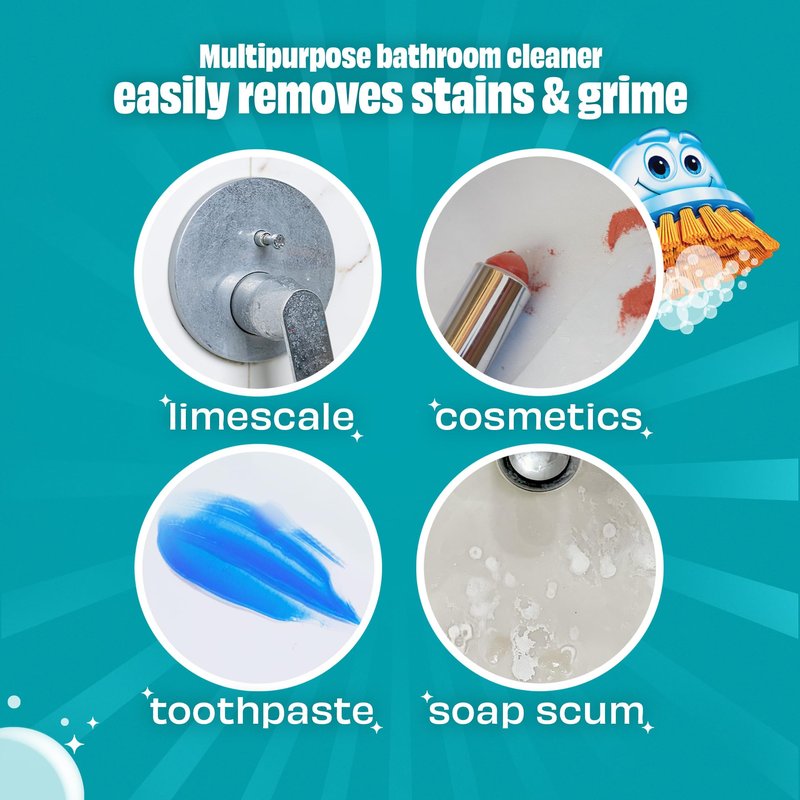 Scrubbing Bubbles Easy Clean Foaming Multipurpose Bathroom Cleaner, Continuous Spray Bottle, Fast Acting Foam, 13.58 Ounce