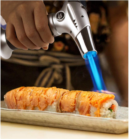 Sondiko Butane Torch - Refillable Kitchen Torch Kit with Premium Fuel Refill | Ideal for Soldering & Cooking