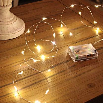 Ariceleo LED String Light Bundle - 16.4ft Battery & USB Powered for Versatile Lighting