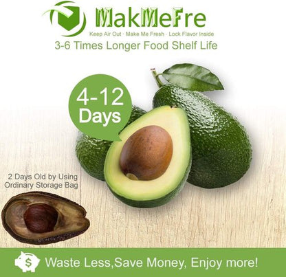 MakMeFre Vacuum Sealer Bags - 6 Pack of 8"x20' & 11"x20' Rolls | BPA Free, Commercial Grade, Puncture Resistant