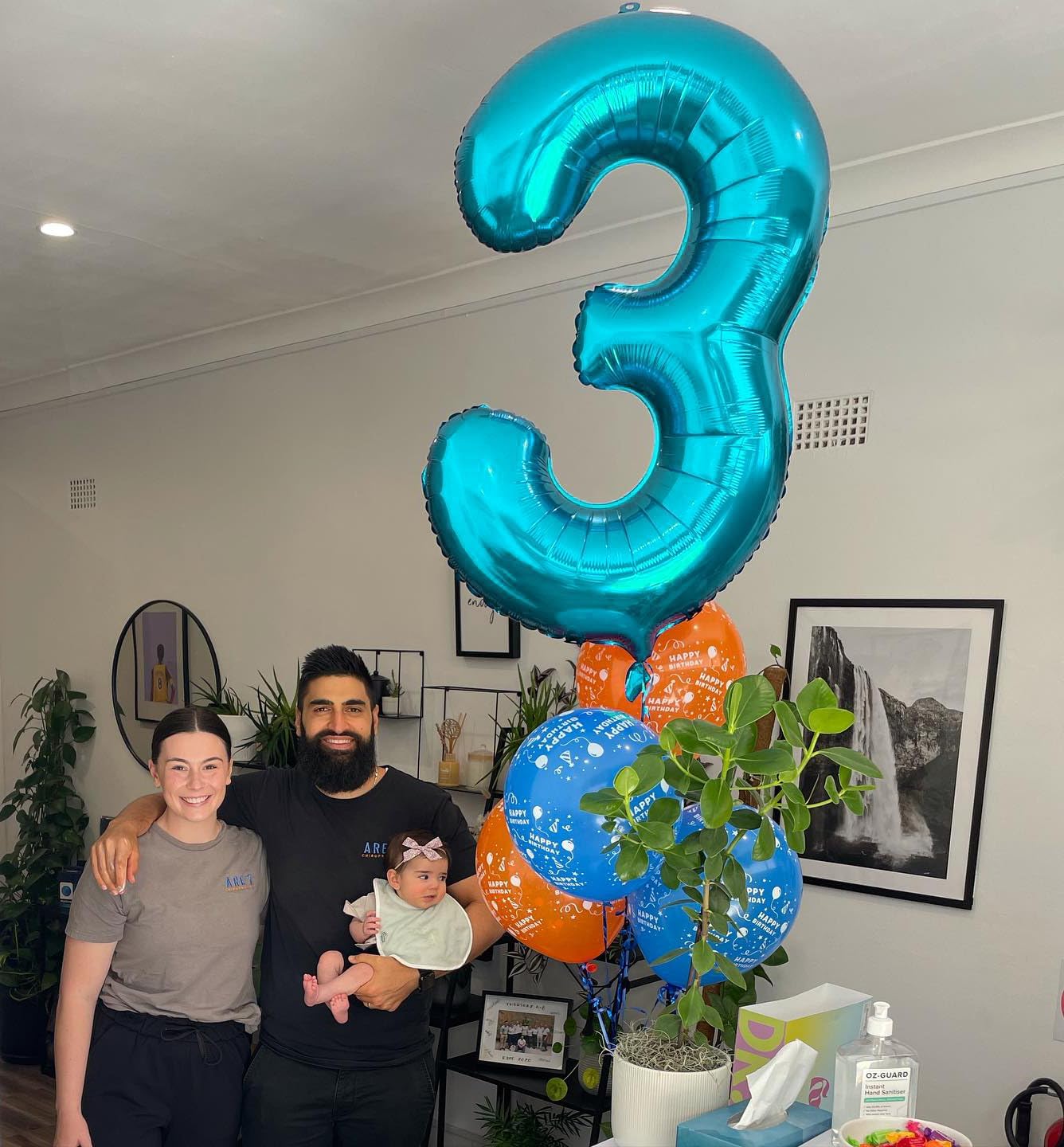 Number 4 Balloon by [Brand Name] - 40 Inch Light Blue Foil Balloon for 4th Birthday Party Decorations
