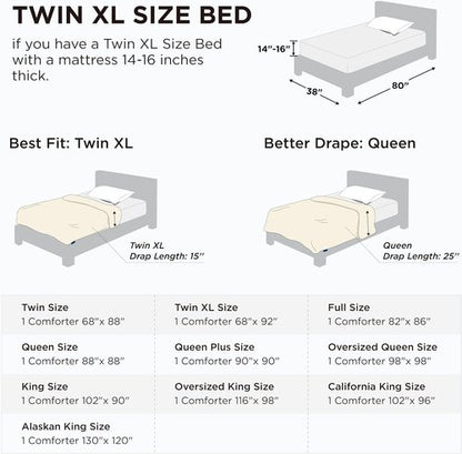 Bedsure Comforter Duvet Insert - All-Season Twin XL Quilted Bedding, GentleSoft Down Alternative, Pink 92 x 68 Inches