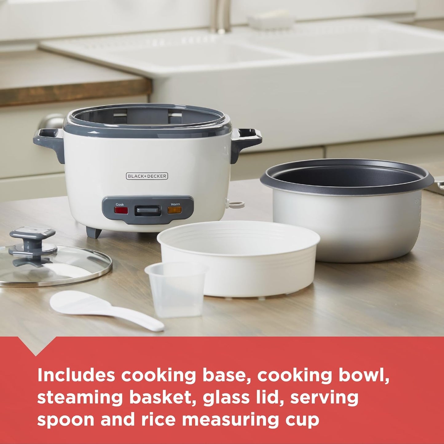 Regine Switzerland 14-Cup Rice Cooker - Perfectly Cooked Rice Every Time | Sleek White Design
