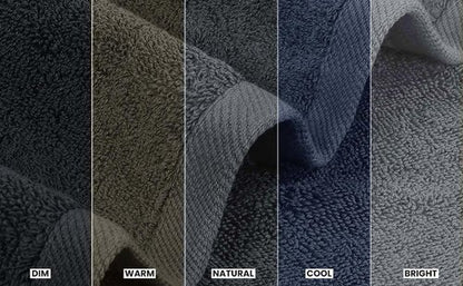 Utopia Towels 4 Pack Premium Bath Towels Set, 27 by 54 Inches, 100% Ring Spun Cotton 600GSM, Lightweight and Highly Absorbent Quick Drying Towels, Perfect for Daily Use, Grey