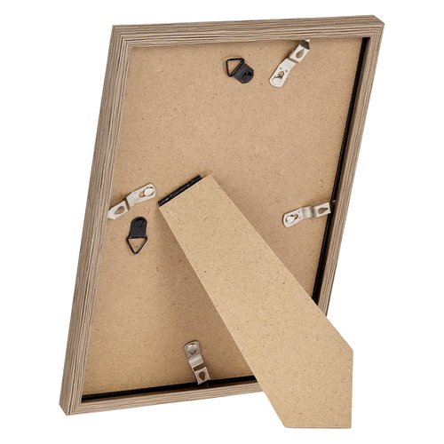 JCJMY 10x11 Picture Frame Rustic Brown for Wall Hanging, Wall Mounting Horizontally or Vertically, 10 x 11 Wall Gallery Poster Photo Frame with Shatter Resistant Plexiglass, Rustic Brown
