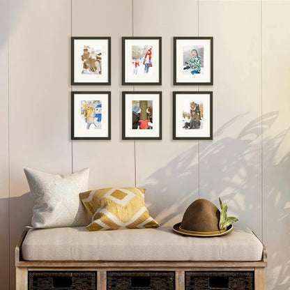 Upsimples 8x10 Picture Frame Set - Classic & Vintage Styles for Wall Display | 5 Pack