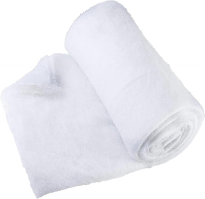 PREXTEX Artificial Snow Roll - Large Fluffy Blanket for Christmas Displays | 94"x31" Winter Wonderland Décor