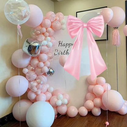 Large Pink Bow Decor - Birthday Party Backdrop & Wall Decorations | Perfect for Weddings & Showers