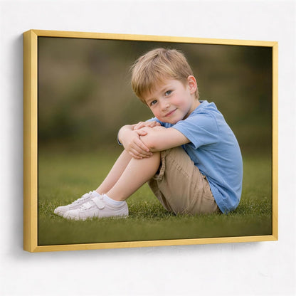 Skiennix Personalized Canvas Prints - Stunning Photo on Canvas (Gold, 16x20) | Perfect Home Decor & Gifts