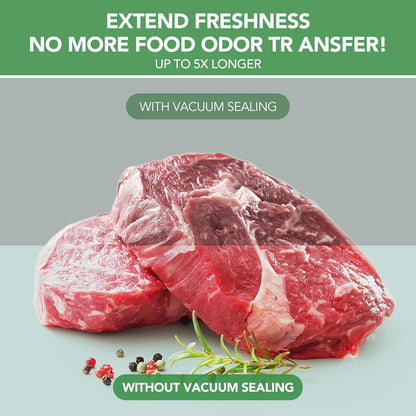 Skiennix Electric Mason Jar Vacuum Sealer - 3-in-1 One-Tap Control with 30 Lids & 5 Storage Bags