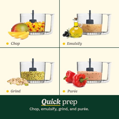 Cuisinart Mini-Prep Plus Food Processor - 24-Ounce Bowl, Reversible Blade for Chopping Herbs & Vegetables | Pink