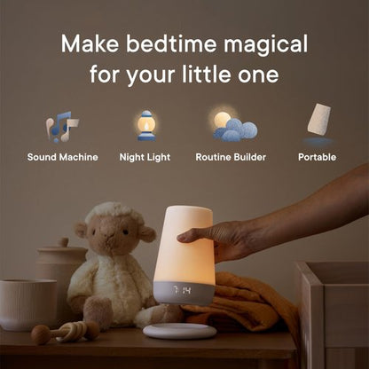 Rest+ 2nd Gen Baby Sleep Bundle Includes Hatch Rest+ 2nd Gen and Portable Rest Go | Sleep Sounds for Nursery, Travel and Registry (Putty)