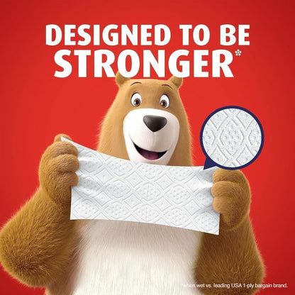 Charmin Ultra Strong Toilet Paper - 2-Ply Clean Touch | 18 Family Mega Rolls (90 Regular Rolls) - White