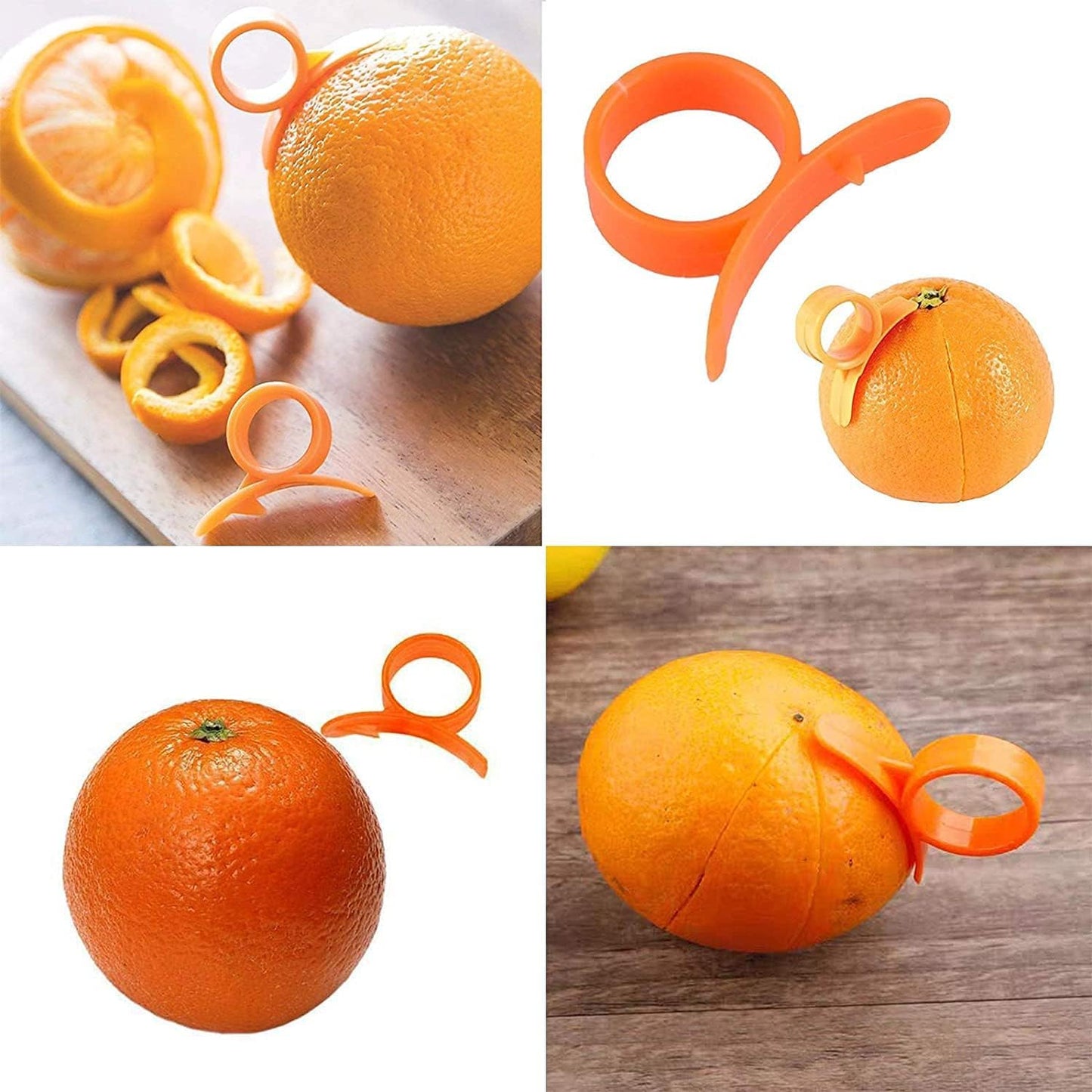 Skiennix Vegetable Peeler Set - Stainless Steel Multi-Function Kitchen Tools with 2 Citrus Peelers