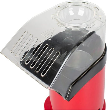 Culinary Chef PM102-RED Deluxe Hot Air Popcorn Popper - Healthy, Oil-Free, Red Design
