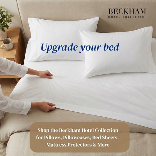 Beckham Hotel Collection Sheets Set Queen Size, 100% Cotton Sateen Fabric, Silky Smooth & Soft, Cool Touch, 16” Deep Pocket, 4-Piece, Gray