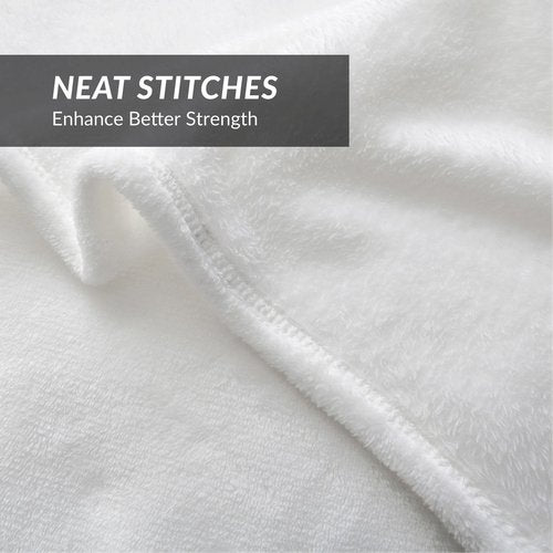 Bedsure GentleSoft Fleece Blankets King Size White - Bed Blanket Soft Lightweight Plush Cozy Fuzzy Luxury Microfiber, 108x90 inches
