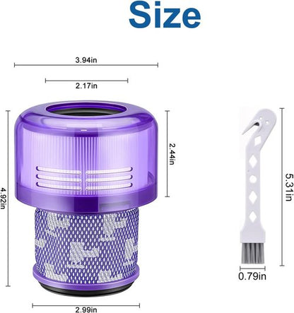 Dyson Vacuum Filter Replacement - Compatible with V11 Torque Drive, V11 Animal & V15 Detect | High Efficiency