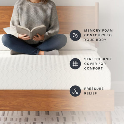 Signature Design by Ashley Chime 12" Memory Foam Mattress - Ultra Plush Contouring Support | Queen Size