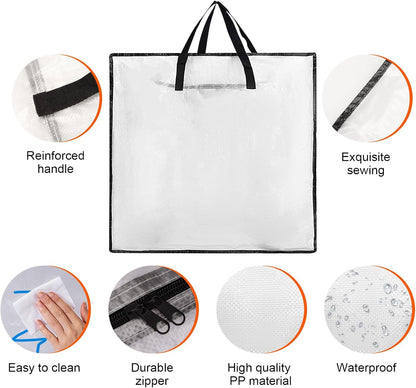 Skiennix Wreath Storage Container - 25 Inch Durable Polyester Bag for Holiday Decorations | 3 PCS Set