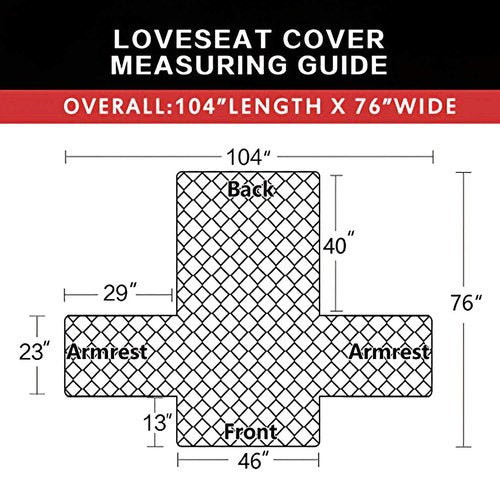 Easy-Going Reversible Loveseat Couch Cover for 2 Cushion Couch Sofa Cover for Dogs Water Resistant Furniture Protector with Foam Sticks Elastic Straps for Pet (Loveseat, Beige/Beige)