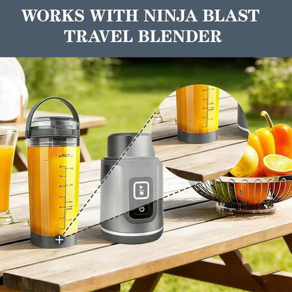 Ninja | Blade Cover and Vessel Cap Set - Leakproof Replacement Accessories for BC100 & BC151 Series, Blue