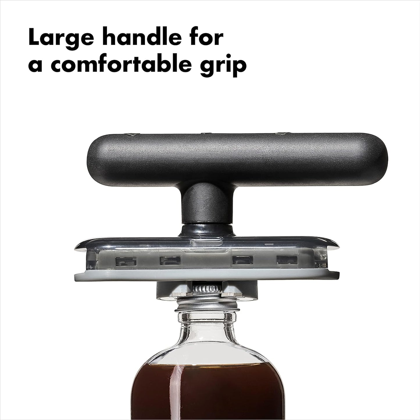 OXO Good Grips Jar Opener - Effortless Twisting with Non-Slip Basepad | Ideal for All Jar Sizes
