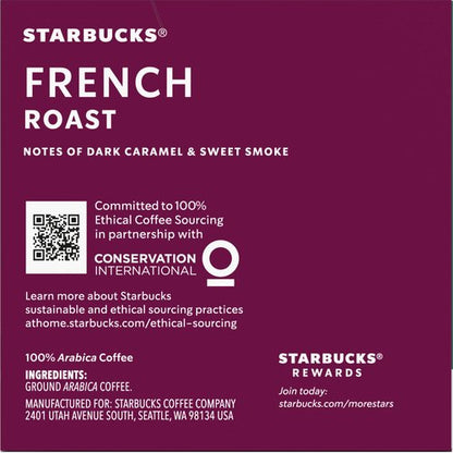 Starbucks Coffee K-Cup Pods, French Roast, 10 CT