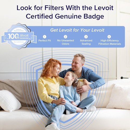 LEVOIT Air Purifier - HEPA Filter with Washable Pre-Filter & Air Quality Monitor | Vital 200S-P, White, Up to 1875 Ft²