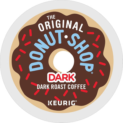 Original Donut Shop Coffee - Dark Roast K-Cup Pods | 48 Count Single Serve Coffee Pods