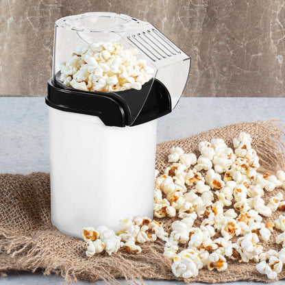 OUNONA Electric Hot Air Popcorn Maker - Compact 10-Inch Home Machine for Quick Snacks & Movie Nights