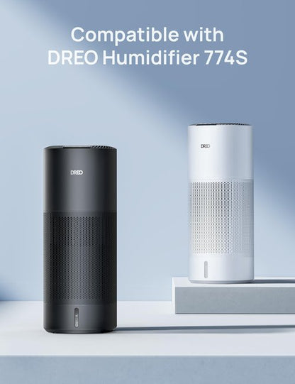 DREO Scale-inhibitor Cartridge 3-Pack for Evaporative Humidifier, Compatible with DREO Humidifier 774S, Improve Water Quality, Healthier Mist Output, Eliminate White Dust, Easy to Clean, Replaceable