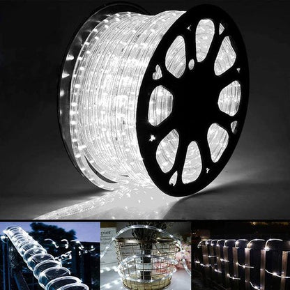 360 LED Rope Lights by [Brand Name] - 50ft Waterproof Flexible Tube Lights with 8 Modes for Outdoor & Indoor Decor