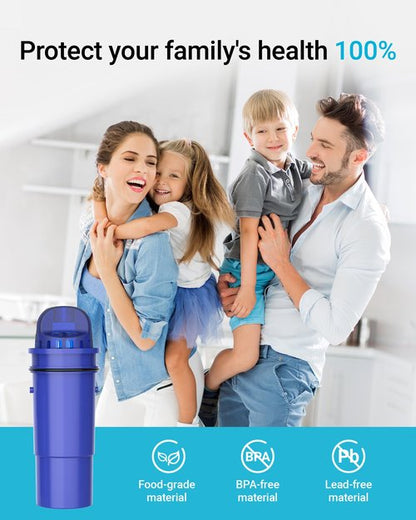 AQUA CREST NSF Certified Filter, Replacement for Pur® Plus Pitcher Water Filter, CRF950Z, PPF951K, PPF900Z, DS1811Z, PPT711, PPT111, CR-1100C and All Pur® Pitchers and Dispensers, 4 Packs