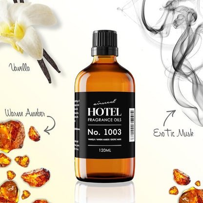 AirScent Hotel Diffuser Oil No. 1003 | Premium Asian Garden Inspired Fragrance - 10 mL Glass Bottle
